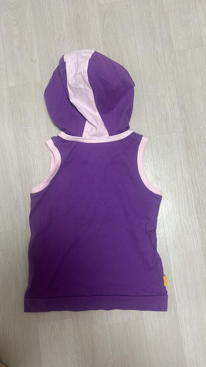 아디다스 빈티지 후드 나시 퍼플 상품이미지2