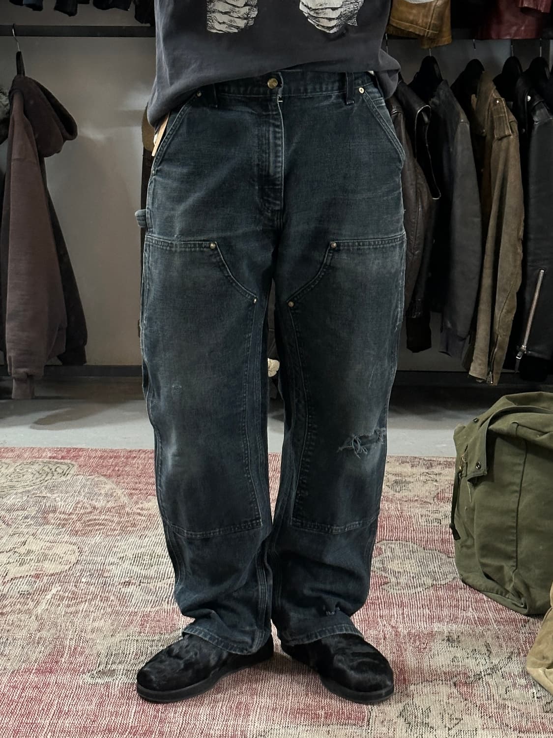 OG USA Made 칼하트 B01 더블니 팬츠 칼하트 썩블니 상품이미지10