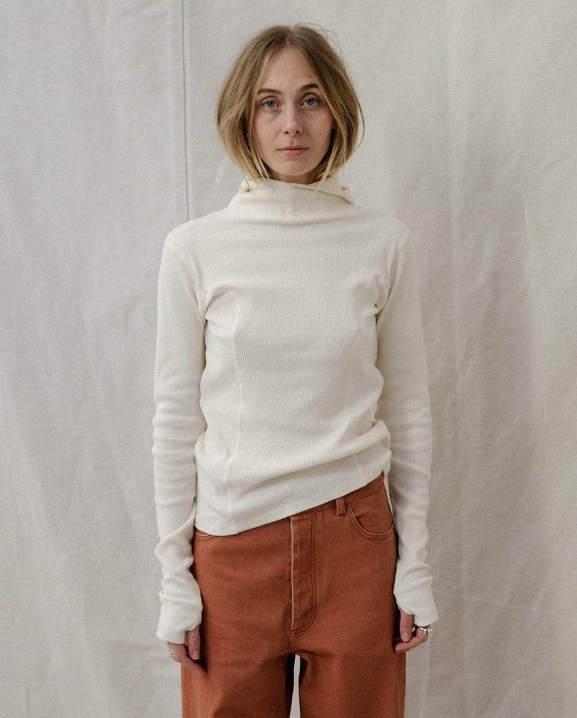 hanifa hoodie grey melange 상품이미지1