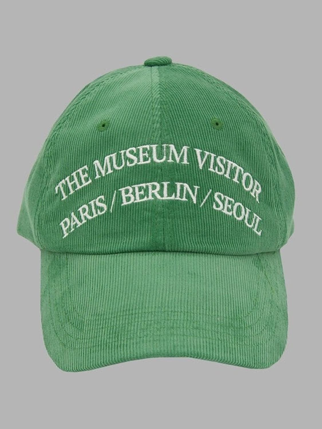 더뮤지엄비지터 PARIS/BERLIN/SEOUL 코듀로이 볼캡 상품이미지1