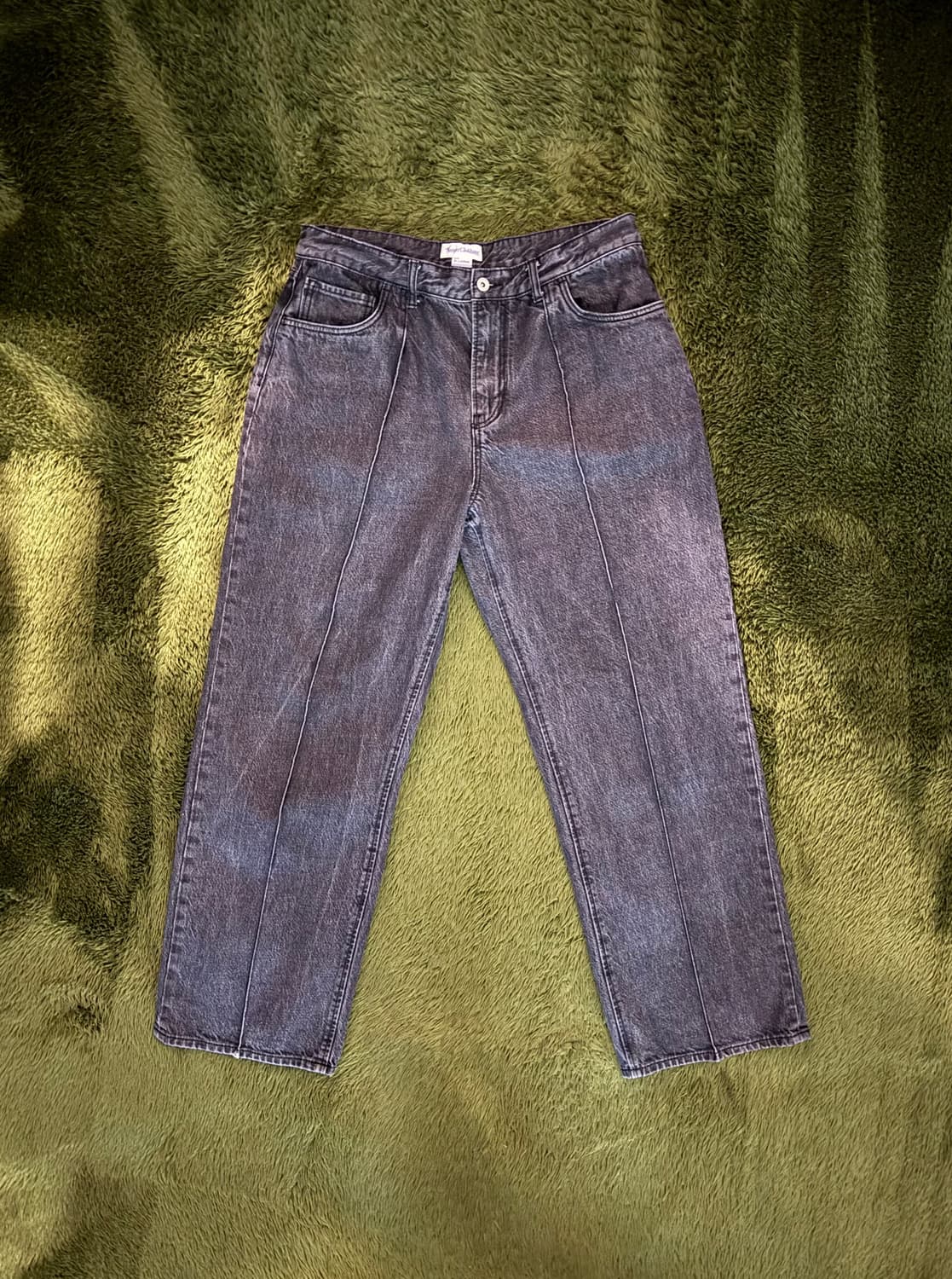 [XL] Namerclothing 네이머클로딩 핀턱 데님 팬츠 그레이 상품이미지1