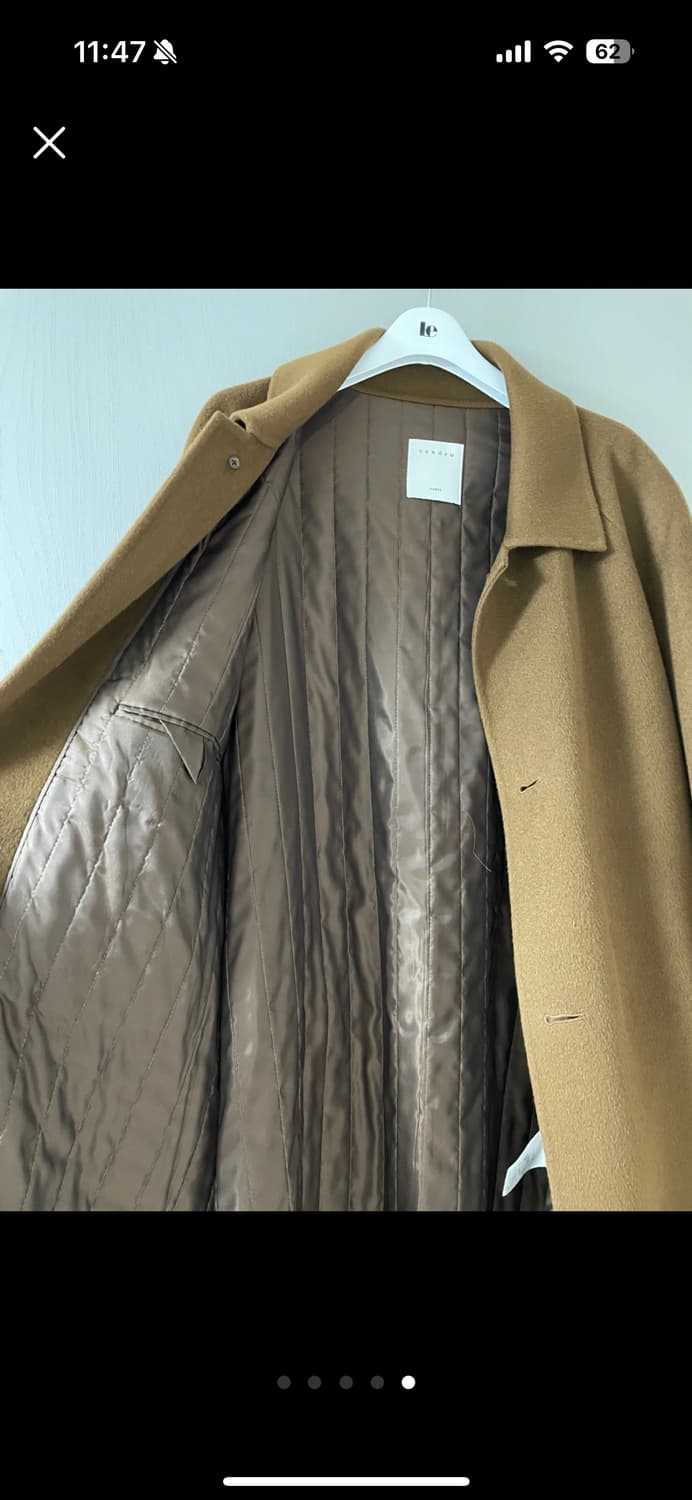 Sandro man 산드로 남자 브라운 코트 상품이미지5