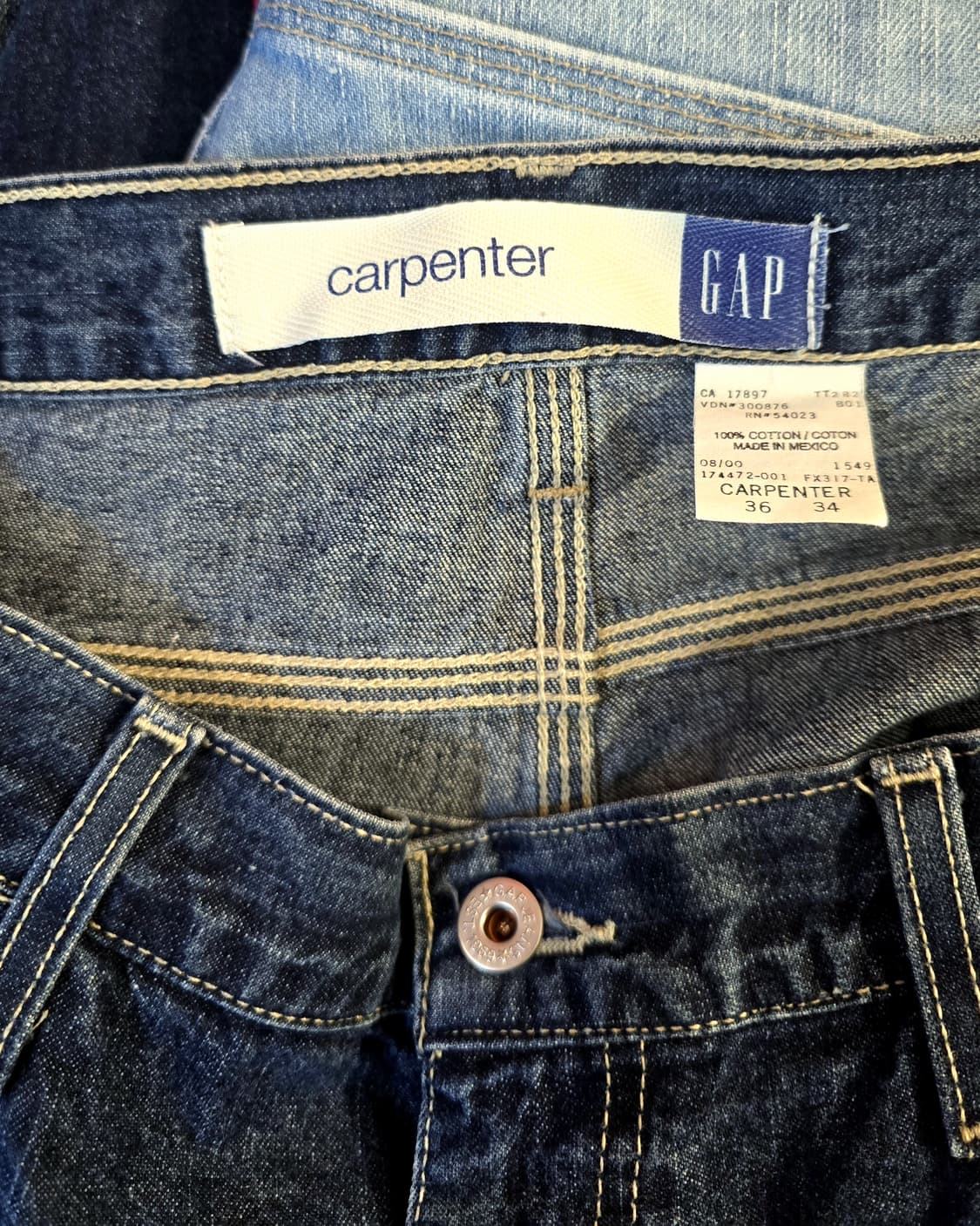 Old GAP 카펜터 데님 팬츠 블루 (Carpenter) 상품이미지5