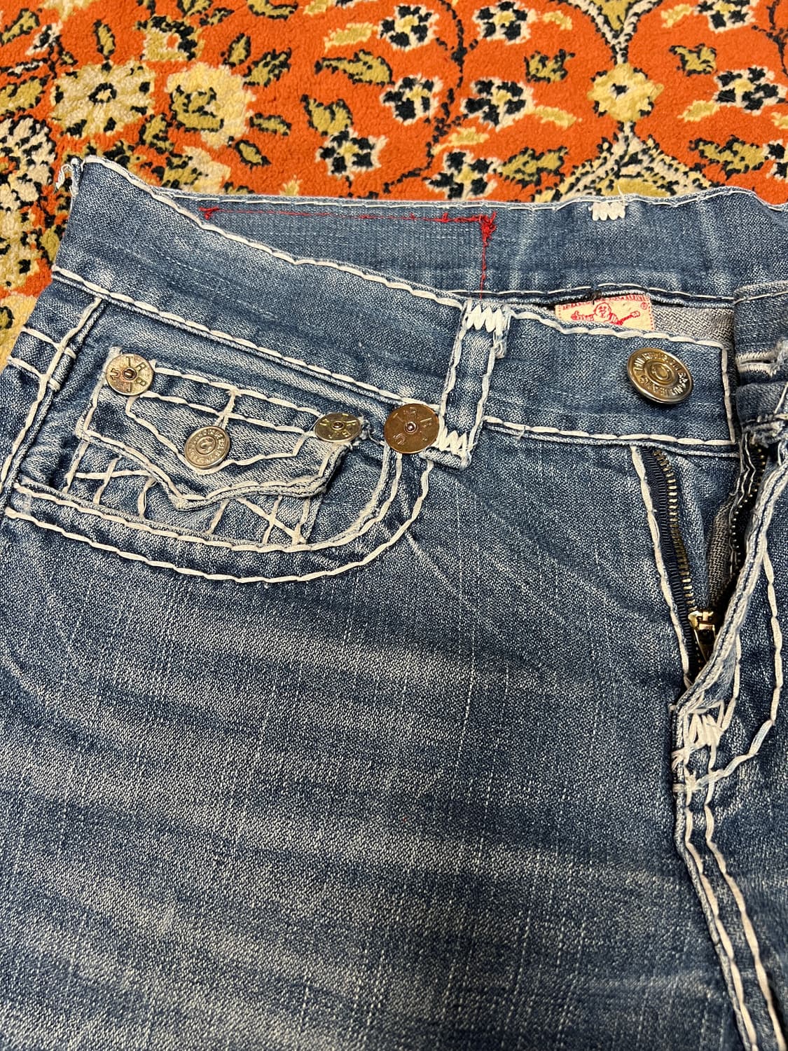 [32] 트루릴리전 조이 슈퍼 티 데님팬츠 상품이미지3