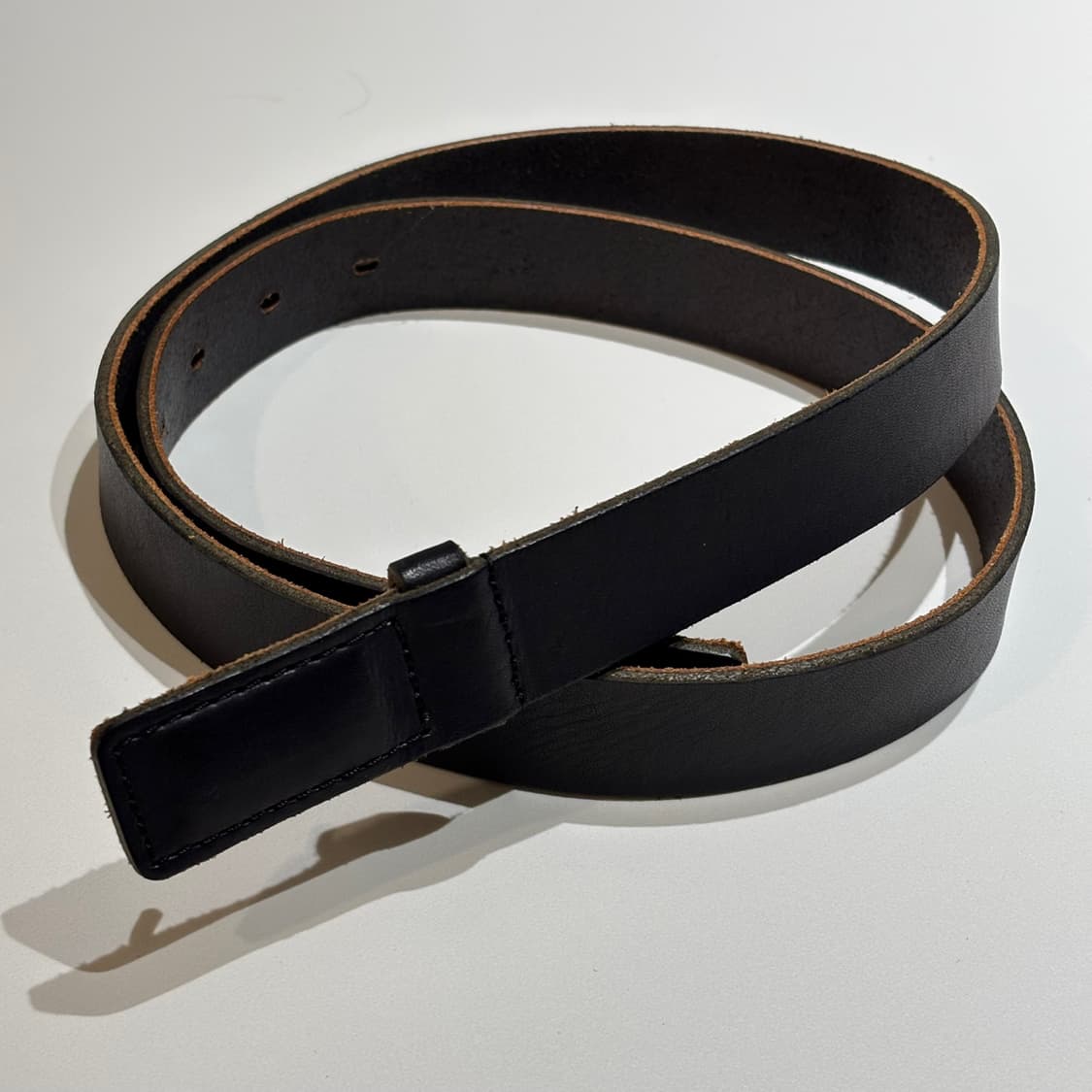 요지 야마모토 버클리스 레더 벨트 상품이미지6
