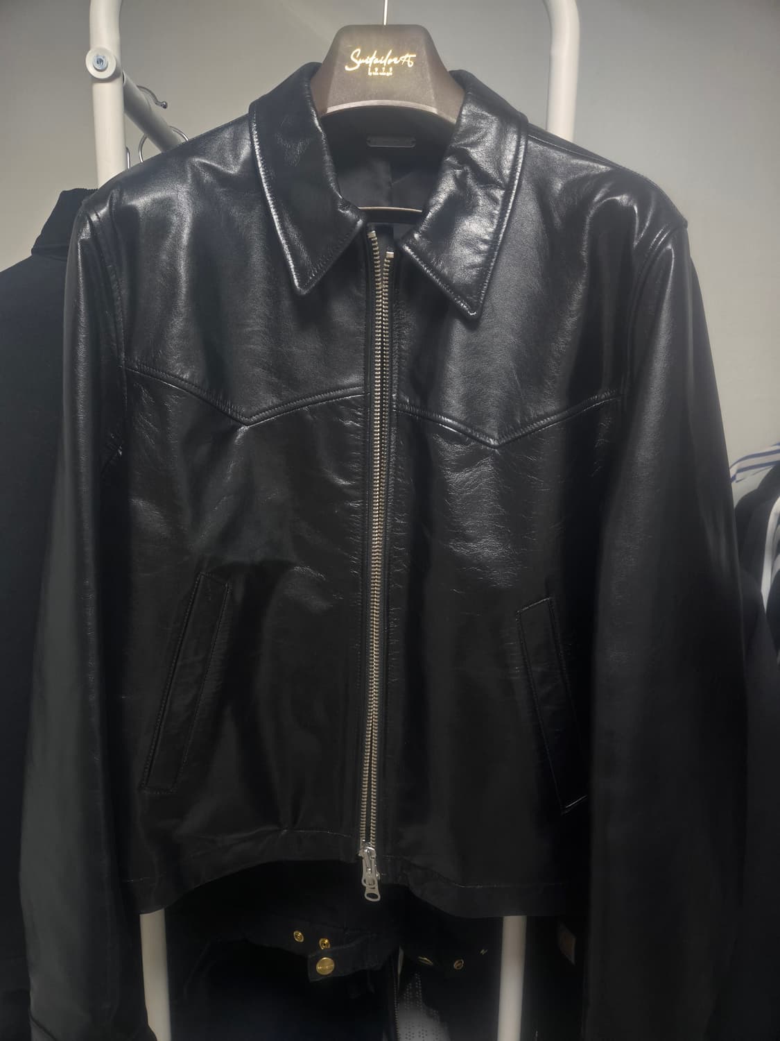 토니웩 카프 레더 웨스턴 자켓 L 상품이미지3