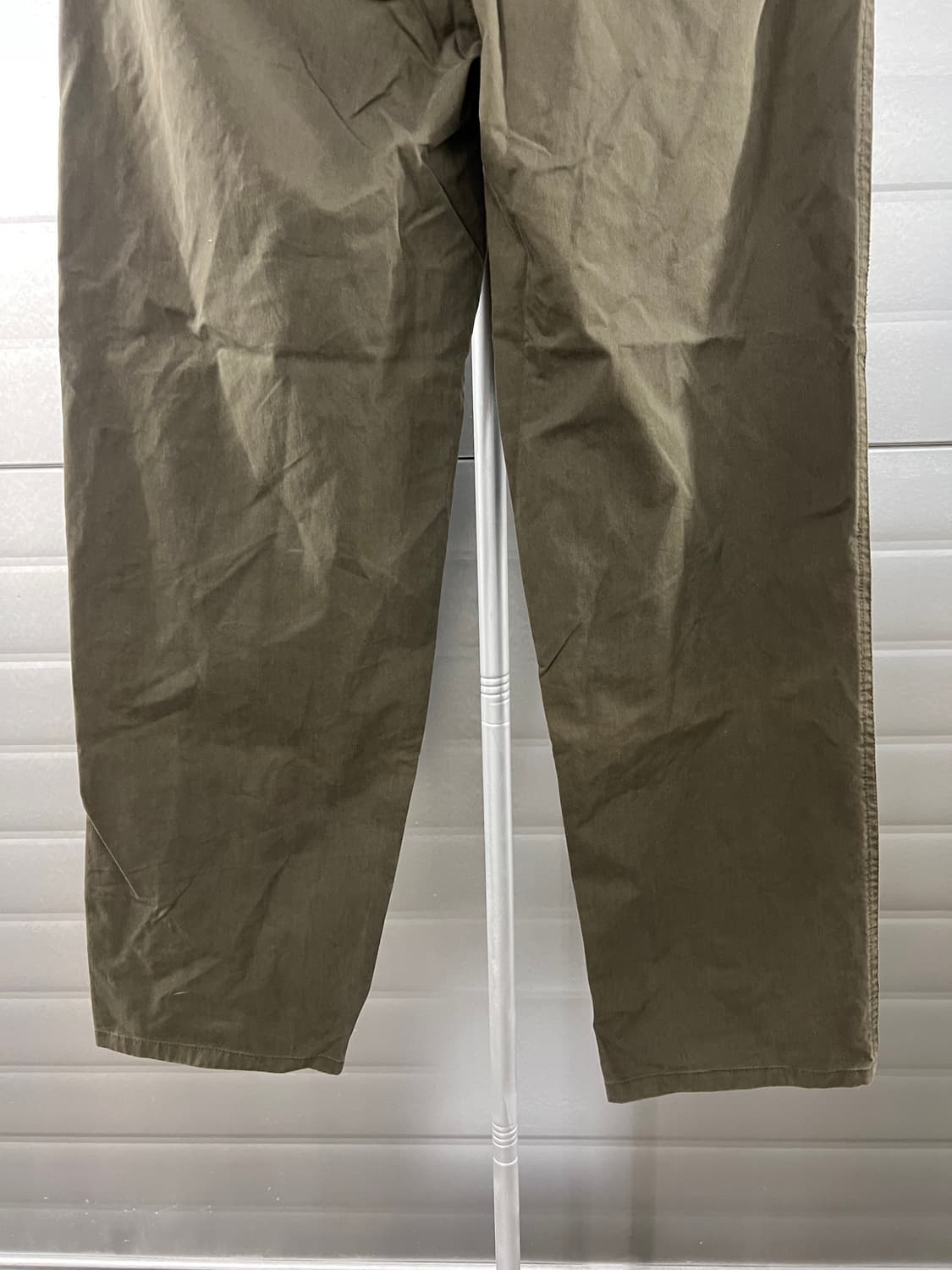 Node Archive 카키색 면 혼방 팬츠 사이즈1 상품이미지7