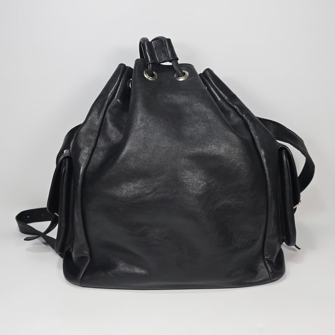 생로랑 드로우스트링 크로스 숄더 버킷백  상품이미지2