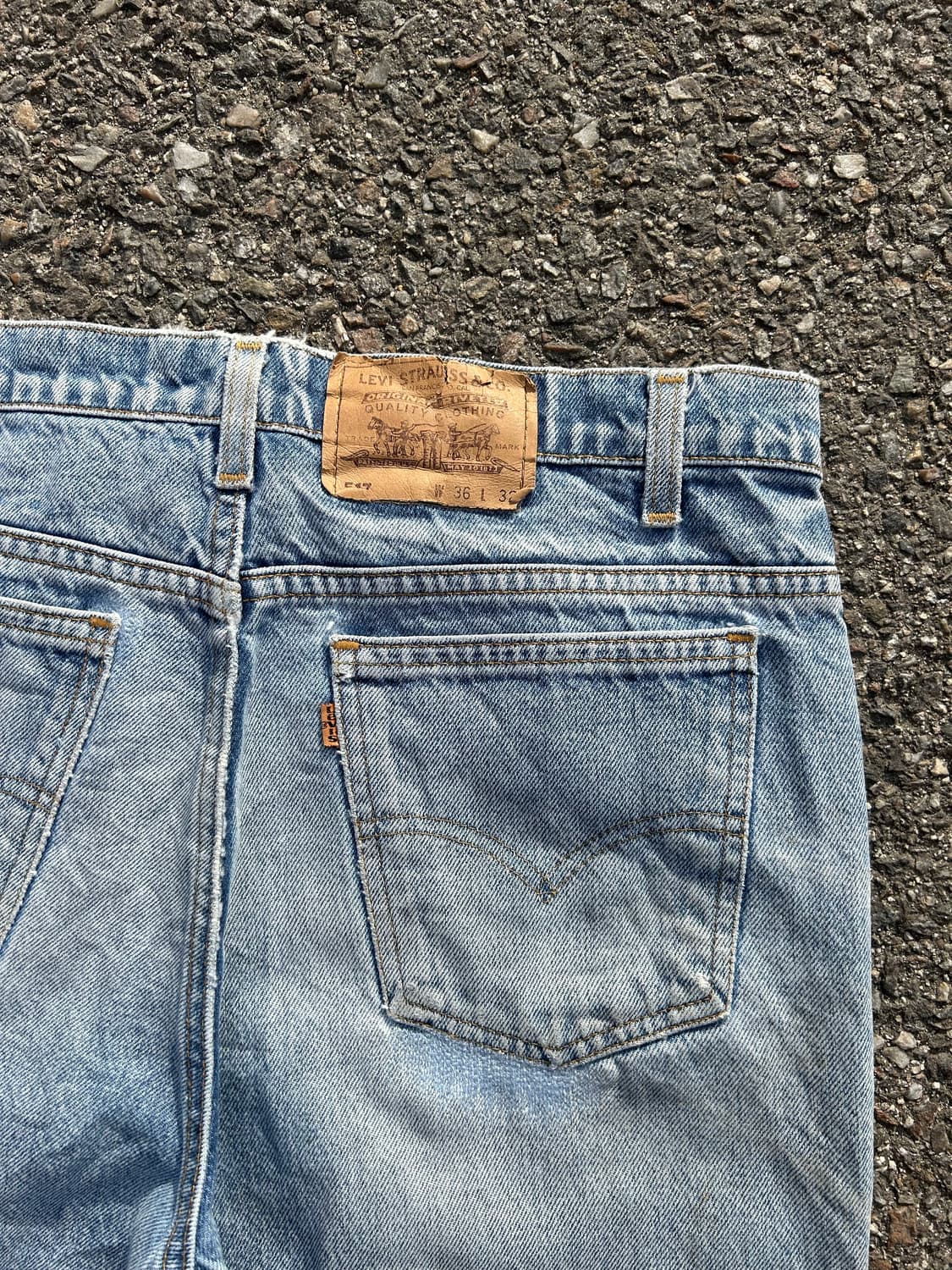 80‘s 리바이스517부츠컷 36in 상품이미지5