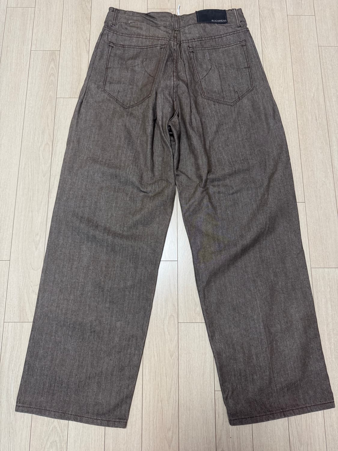 로카웨어 브라운 데님팬츠 상품이미지2