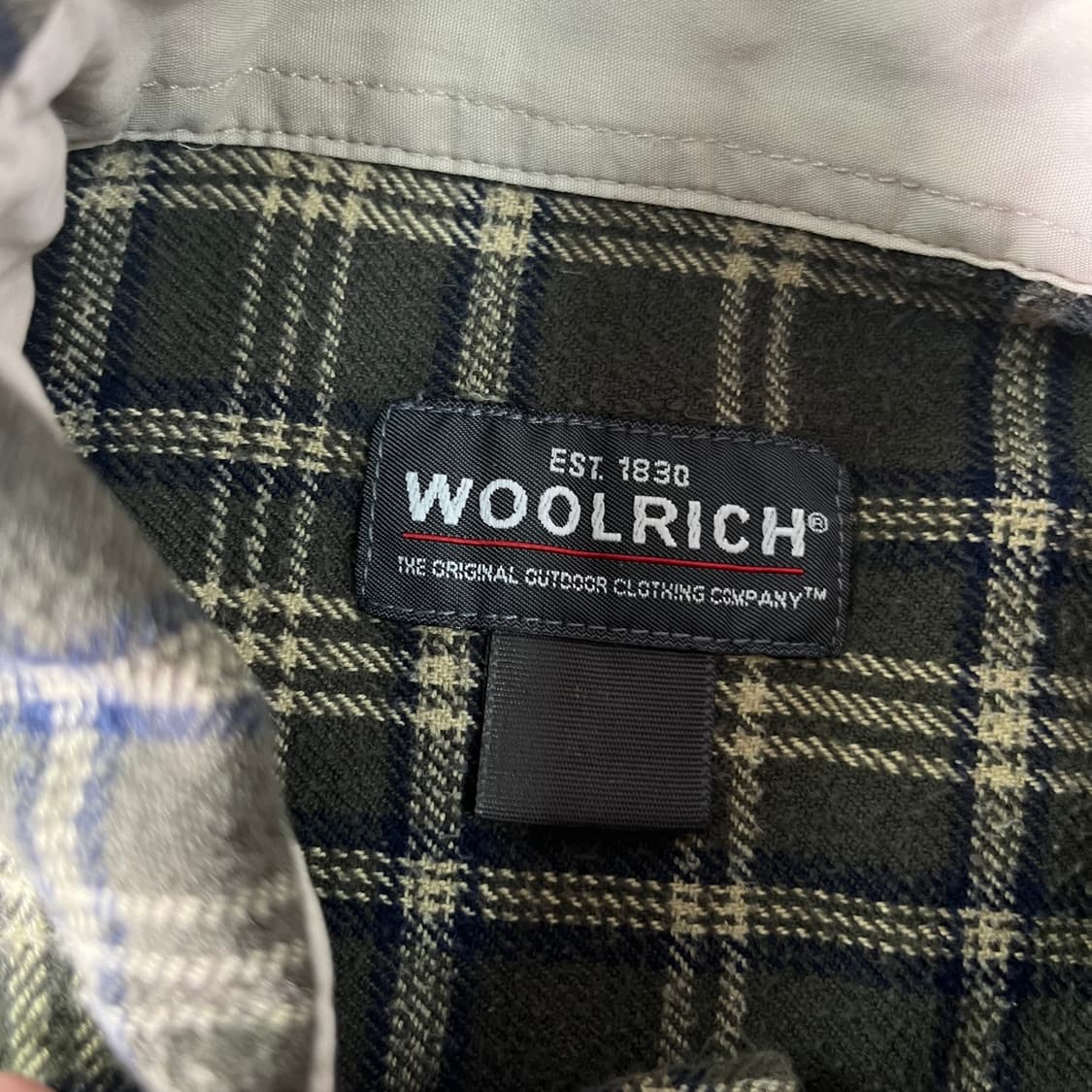 100 울리치 빈티지 체크 울 셔츠 상품이미지2