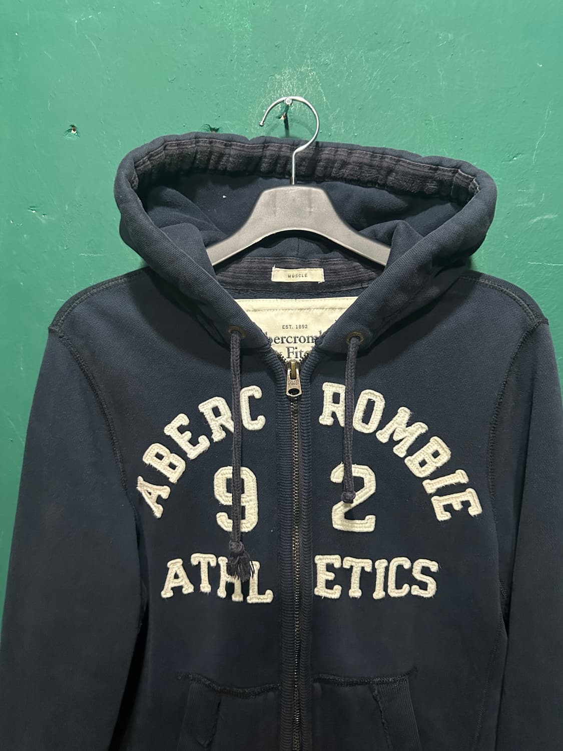 아베크롬비 후드집업 네이비 상품이미지2