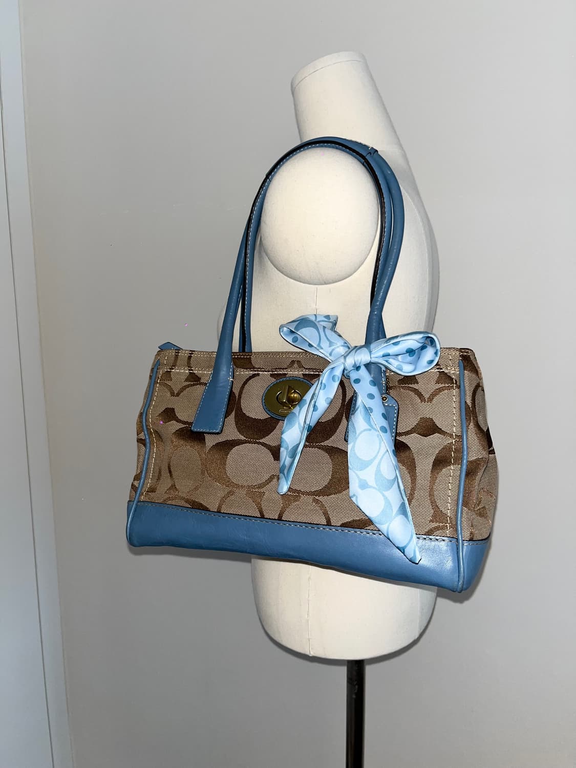 2000ss COACH skyblue Shoulder bag 상품이미지2