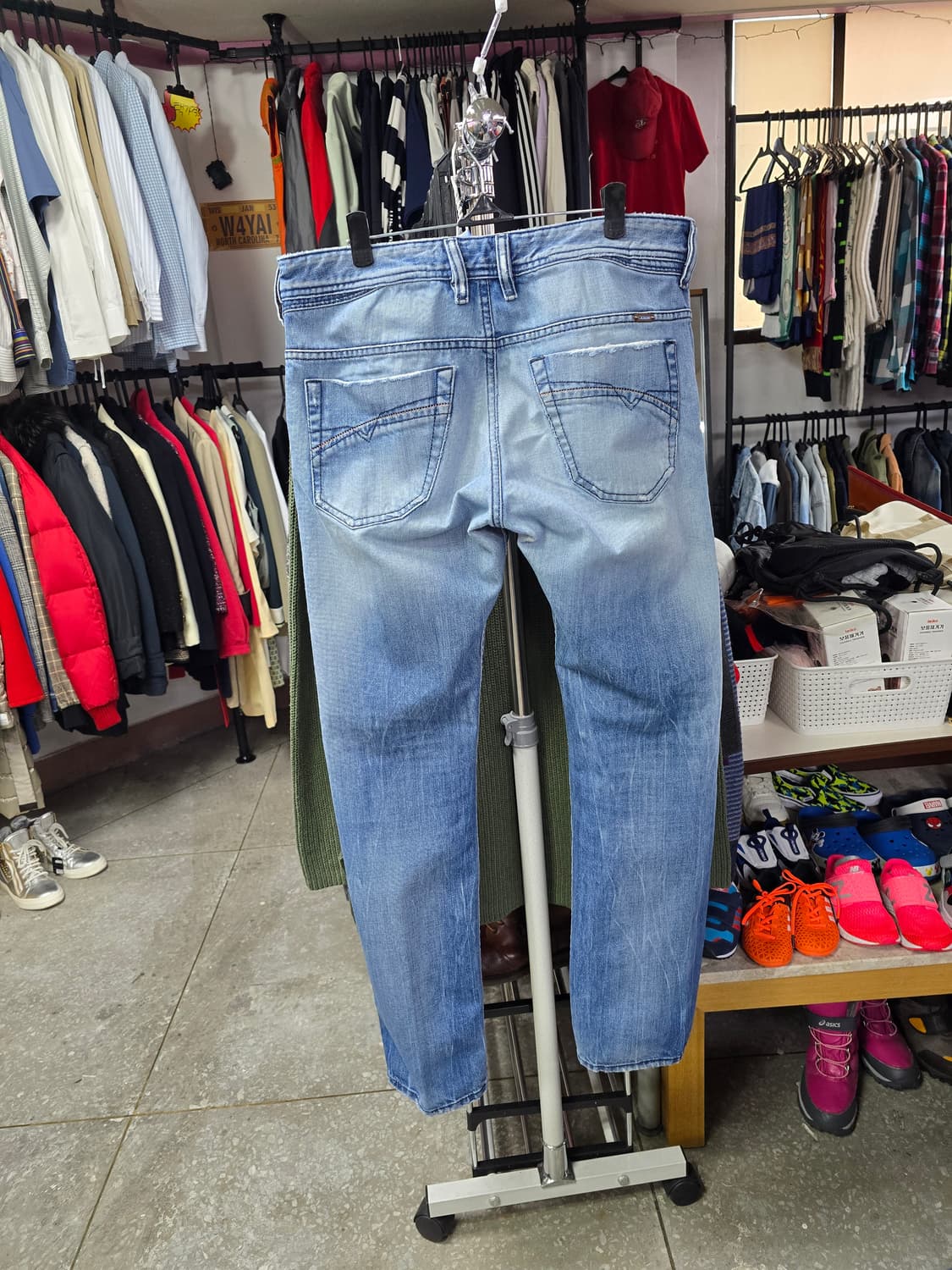 디젤 데미지 워싱 청바지 (1395) 상품이미지2