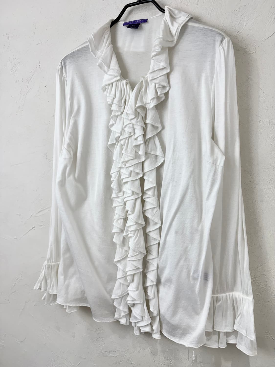 랄프로렌 컬렉션 (퍼플 라벨) 프릴 셔츠 상품이미지2