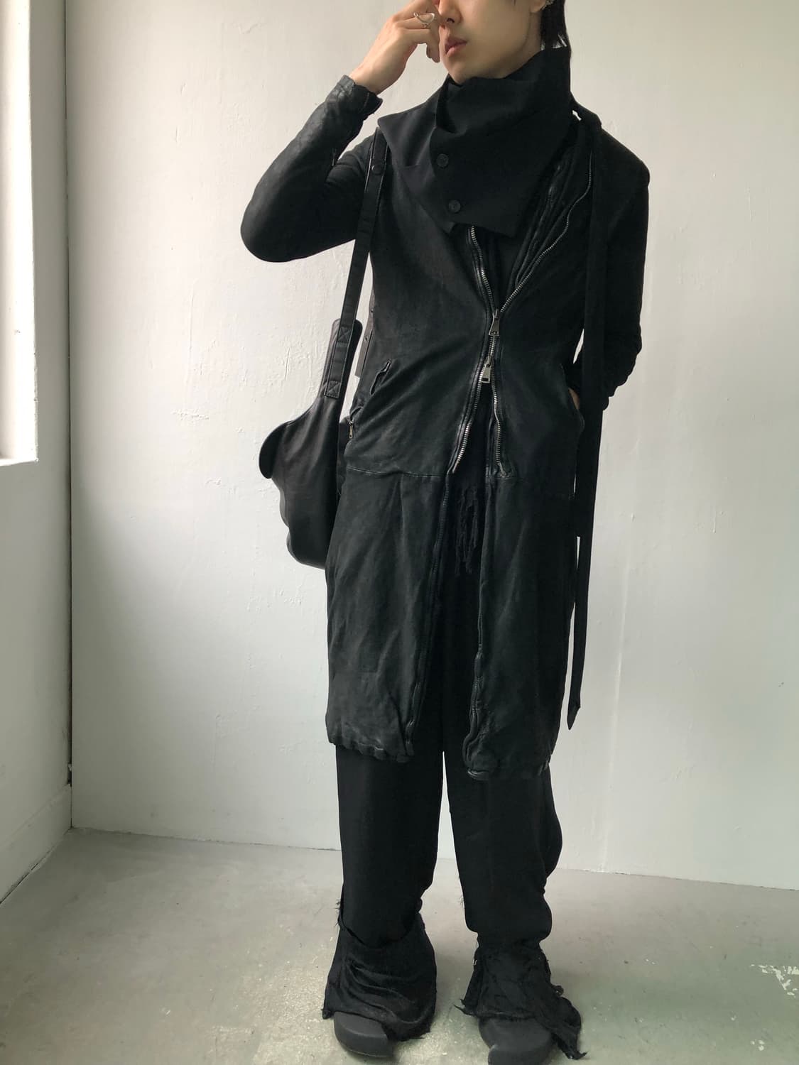 조르지오 브라토 핸드메이드 레더 코트 상품이미지2