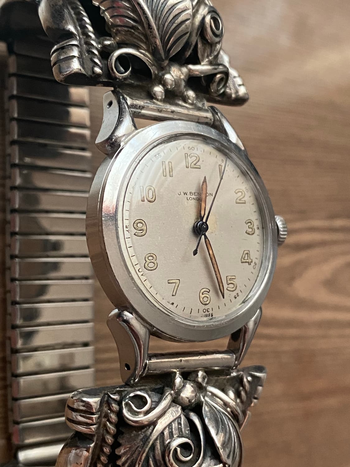 JW 벤슨 빈티지시계, 베어클로 나바호 브라이슬렛 판매합니다. 상품이미지3