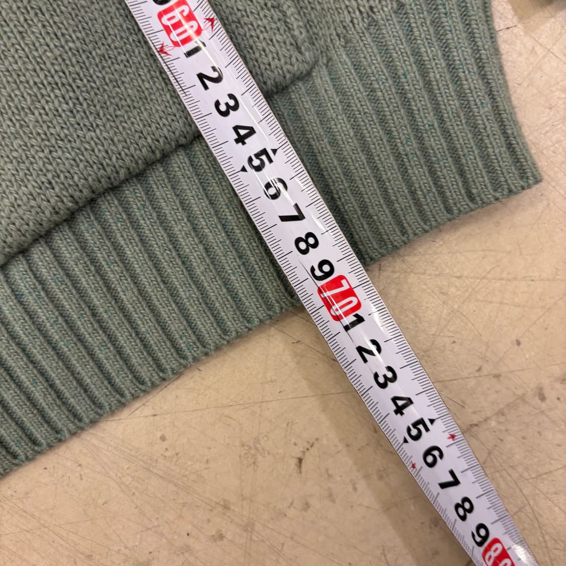 아조바이아조 레터링 니트 후드티 상품이미지4