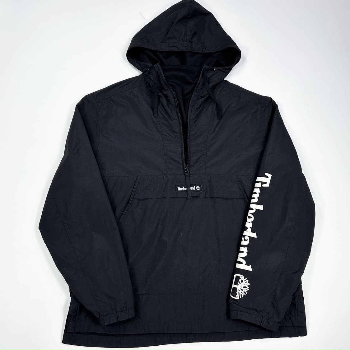 팀버랜드 스펠아웃 풀오버 후디 우븐 아노락 블랙 L 상품이미지1