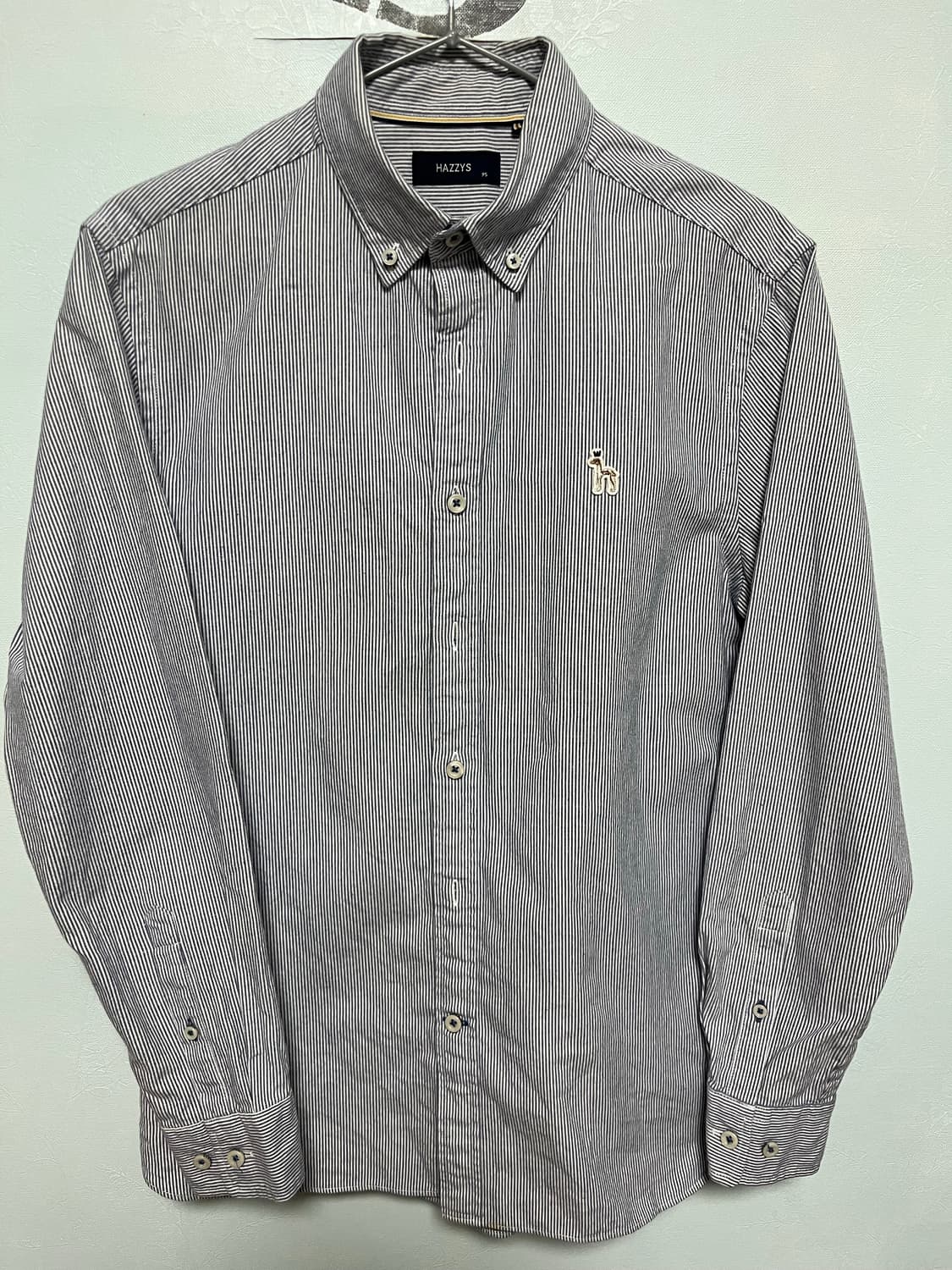 HAZZYS 헤지스 스트라이프 셔츠 M 상품이미지1