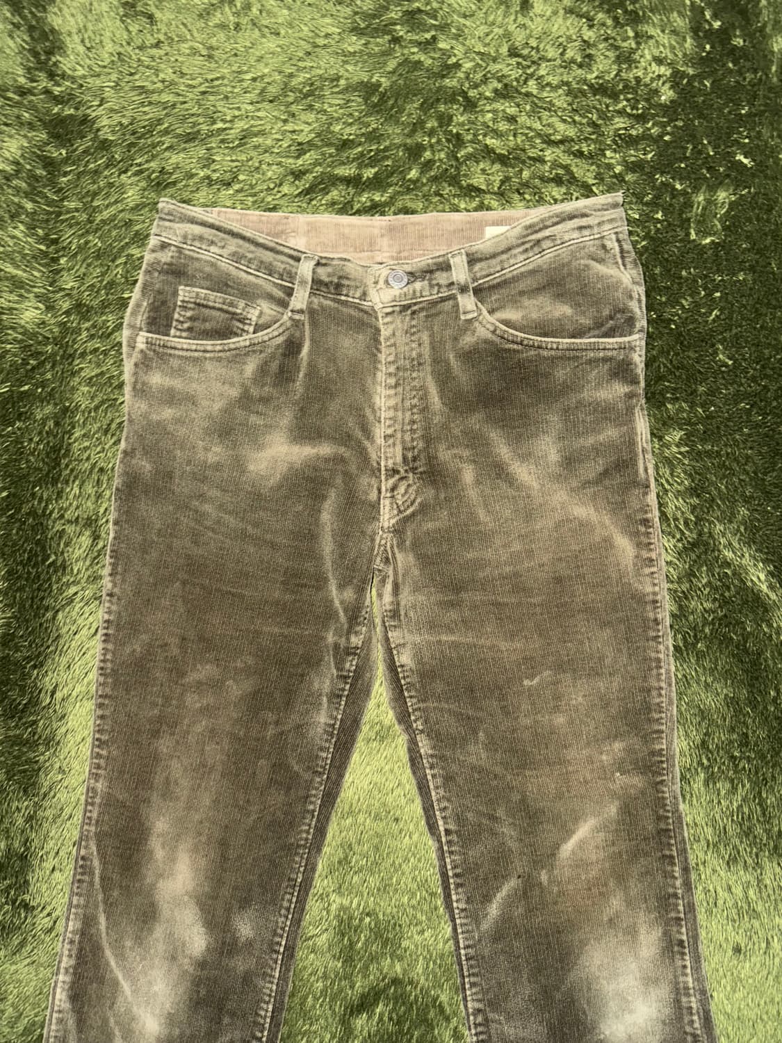 레이디 랭글러 재팬 모던 베이직 라인 코듀로이 부츠컷 팬츠 올리브 상품이미지6