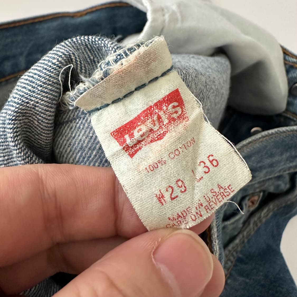 90‘s usa levis 미국 리바이스 501 데님팬츠 청바지 상품이미지8