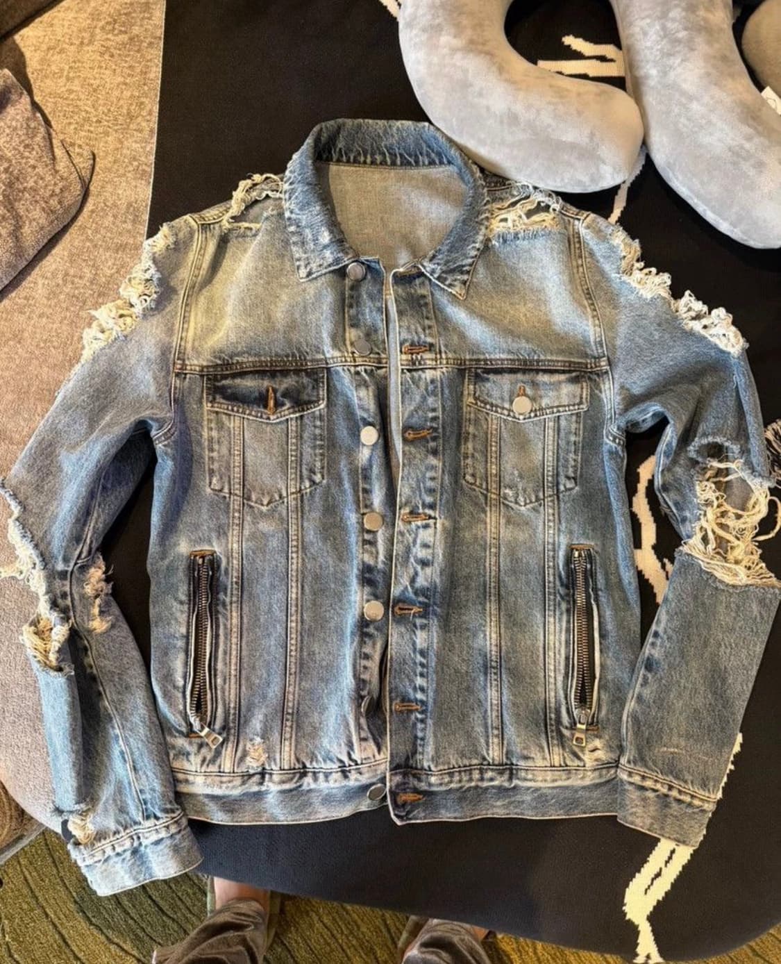 발망 디스트로이드 데님 자켓 M 상품이미지2