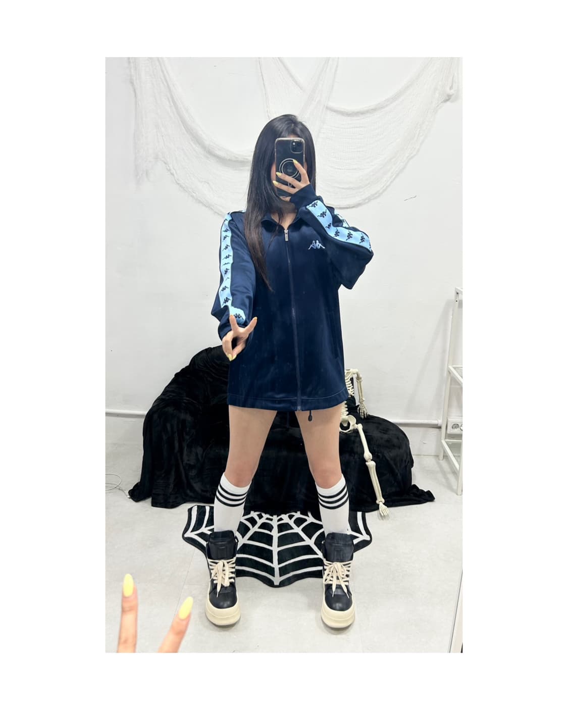 KAPPA NAVY BLUE TRACK JACKET 상품이미지1