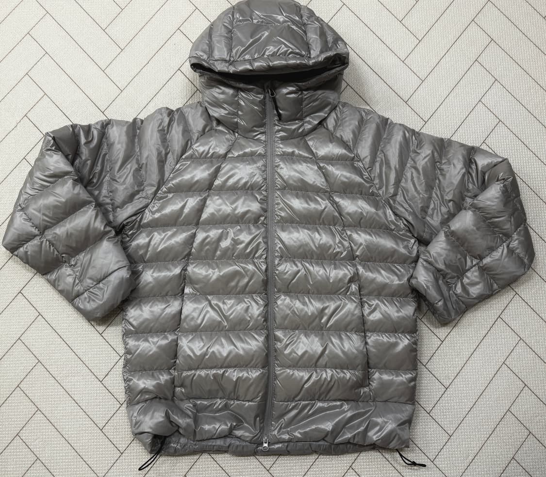 (L)무신사 스탠다드 경량 패딩 다운 자켓 아이언 라이트 그레이 상품이미지2