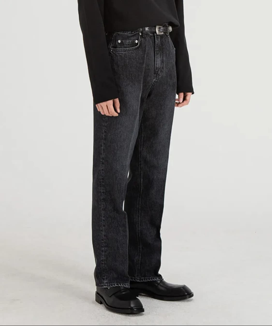 51006 HISHITOMO COLLECTION BLACK JEANS 상품이미지2