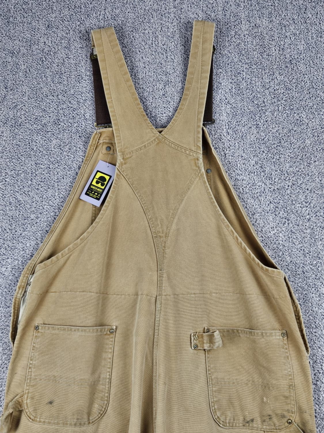 90's USA 칼하트 캔버스 더블니 오버롤 (44X30) / 10236 상품이미지9