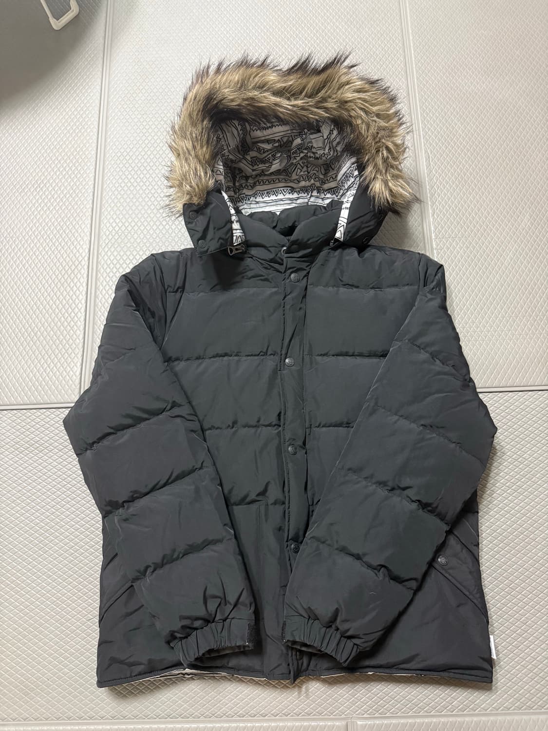 (L) (유일매물) 2013 스투시 펜필드 500fill 다운 자켓 블랙 상품이미지1