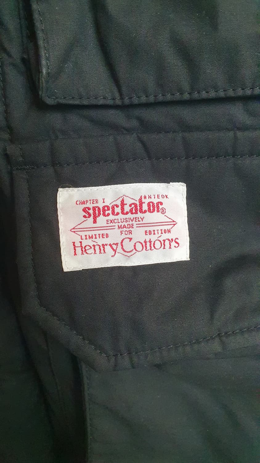 헨리코튼x스펙테이터 블랙 패딩 100 상품이미지4