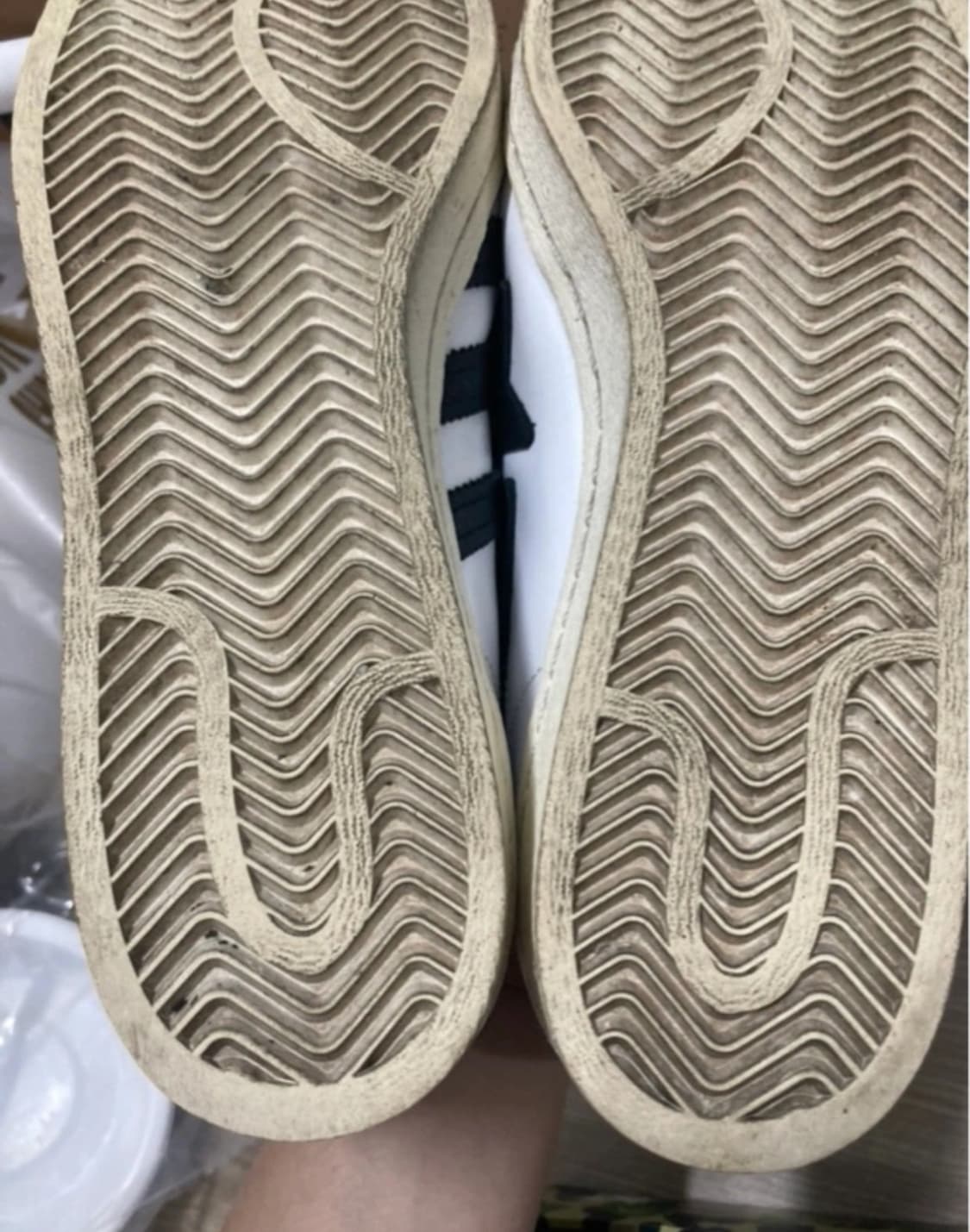 베이프X아디다스 슈퍼스타 화이트 260 상품이미지6