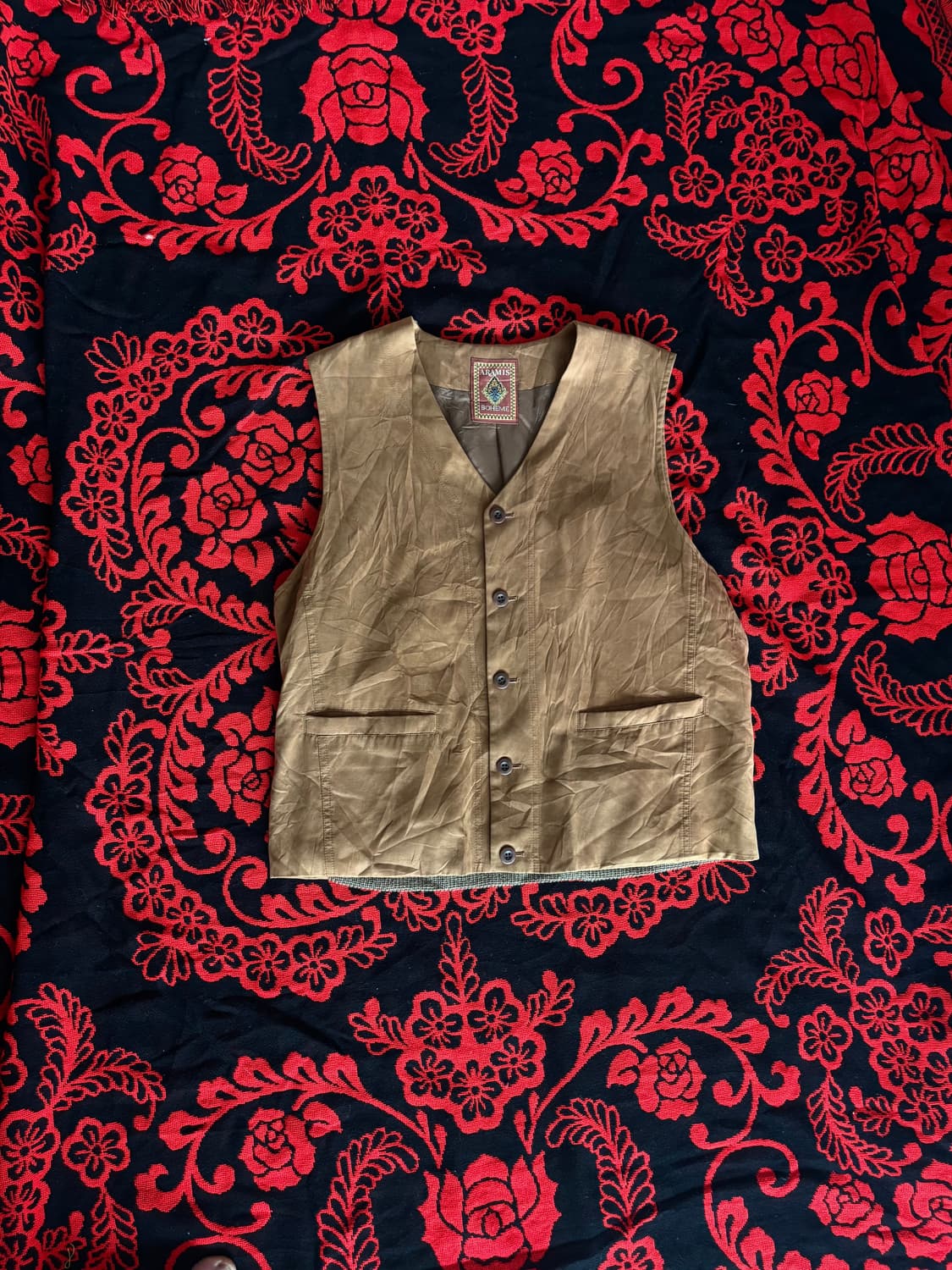 Western mood suede vest 상품이미지1