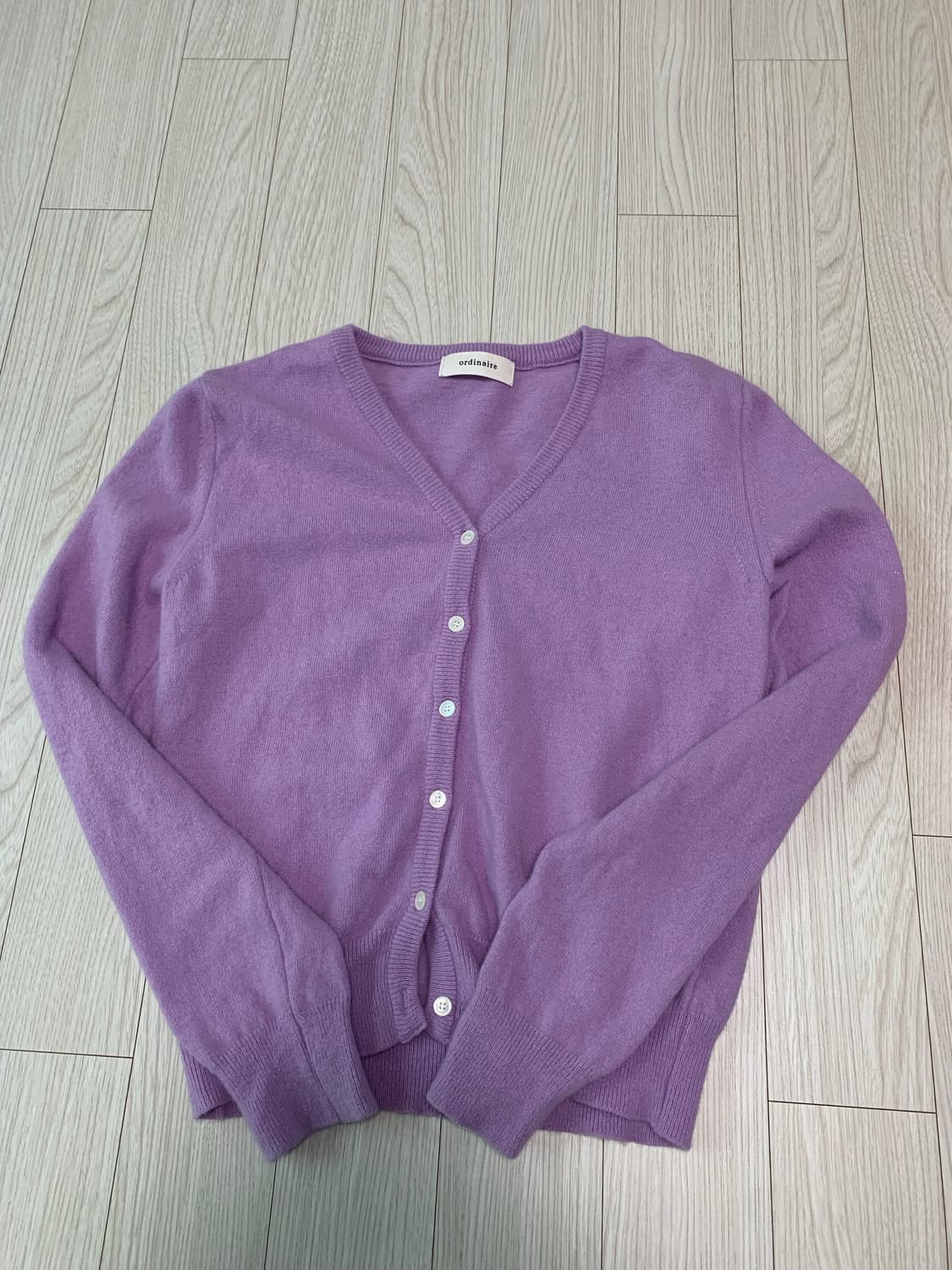 DEAREST/ordinaire 가디건 핑크/퍼플 2장 상품이미지2