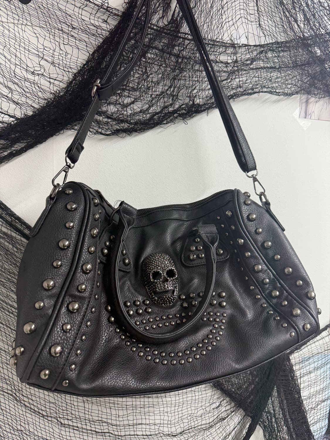 Punk mood skull studs bag 상품이미지2