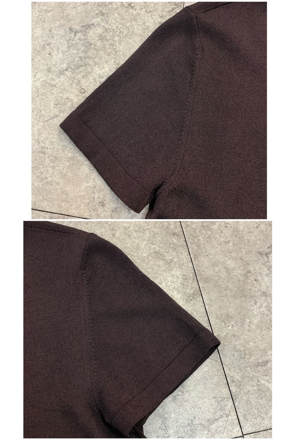 막스마라 반팔 가디건 브라운 M #csz3726 상품이미지10