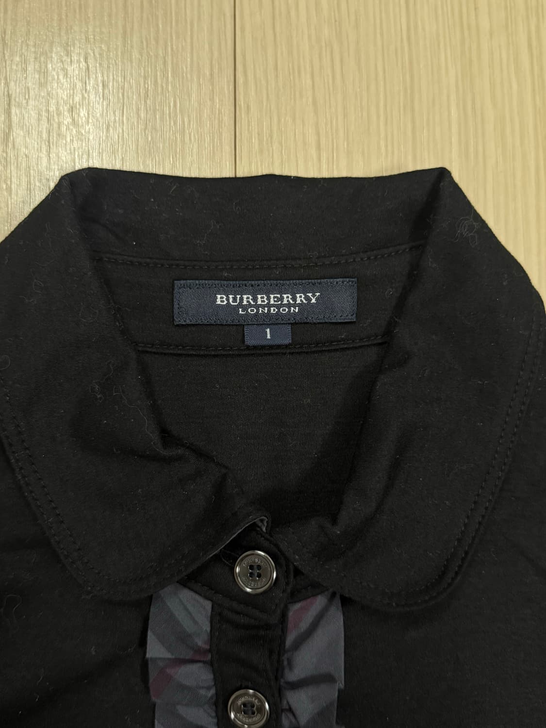 [정품] 버버리 Burberry 런던 빈티지 프릴 여성 카라티 상품이미지3