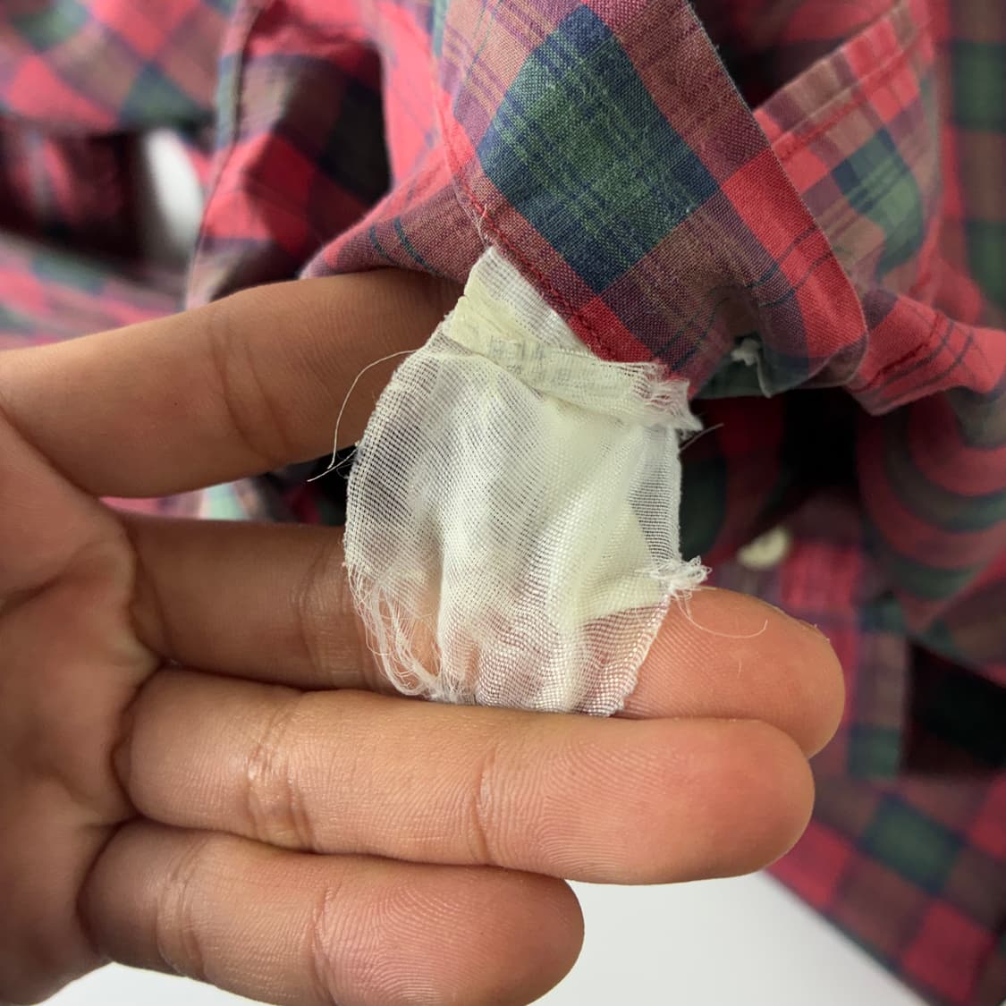 Polo  폴로 랄프로렌 자수 코튼 핑크 타탄체크 셔츠  상품이미지5