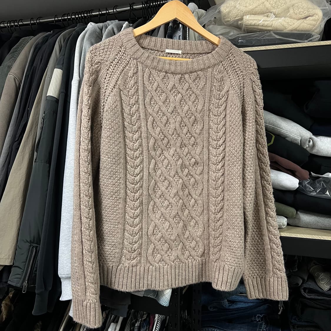 피셔맨 꽈배기 케이블 니트 상품이미지4