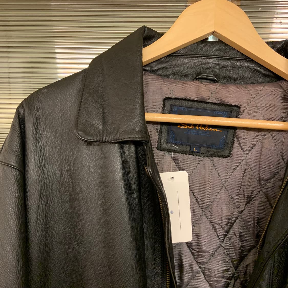 일본 빈티지 레더코트 상품이미지2