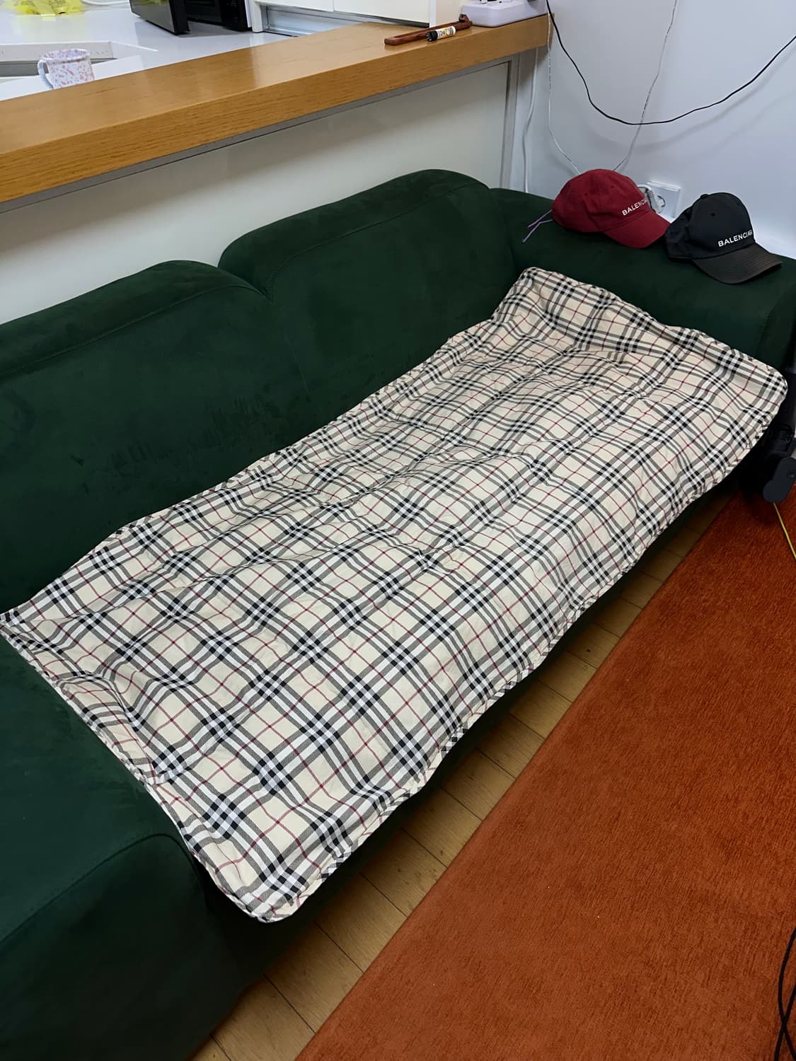 버버리 구스 체크 블랭킷 상품이미지7