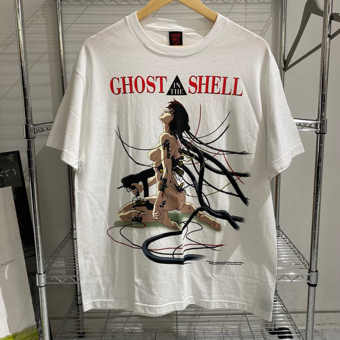 긱스룰 공각기동대 오피셜 애니메이션 티셔츠 상품이미지1