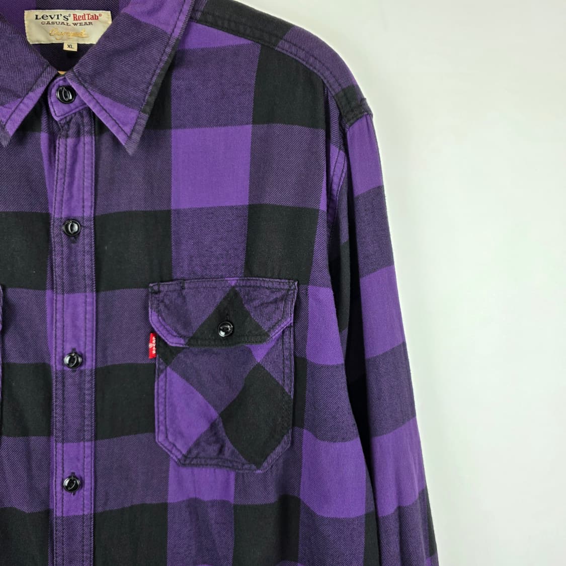 Levi's 레드탭 버팔로 체크 플란넬 셔츠 상품이미지6