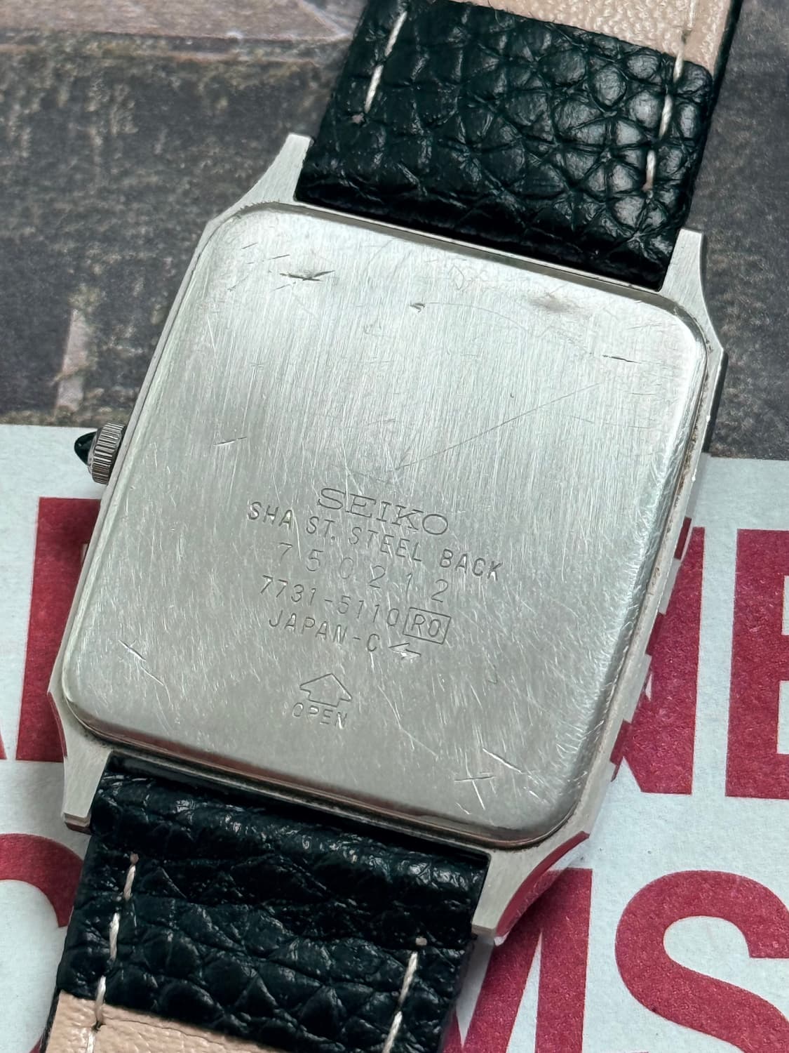 Seiko 세이코 Dolce 스노우 플레이크 카보숑 크라운 1987 상품이미지5