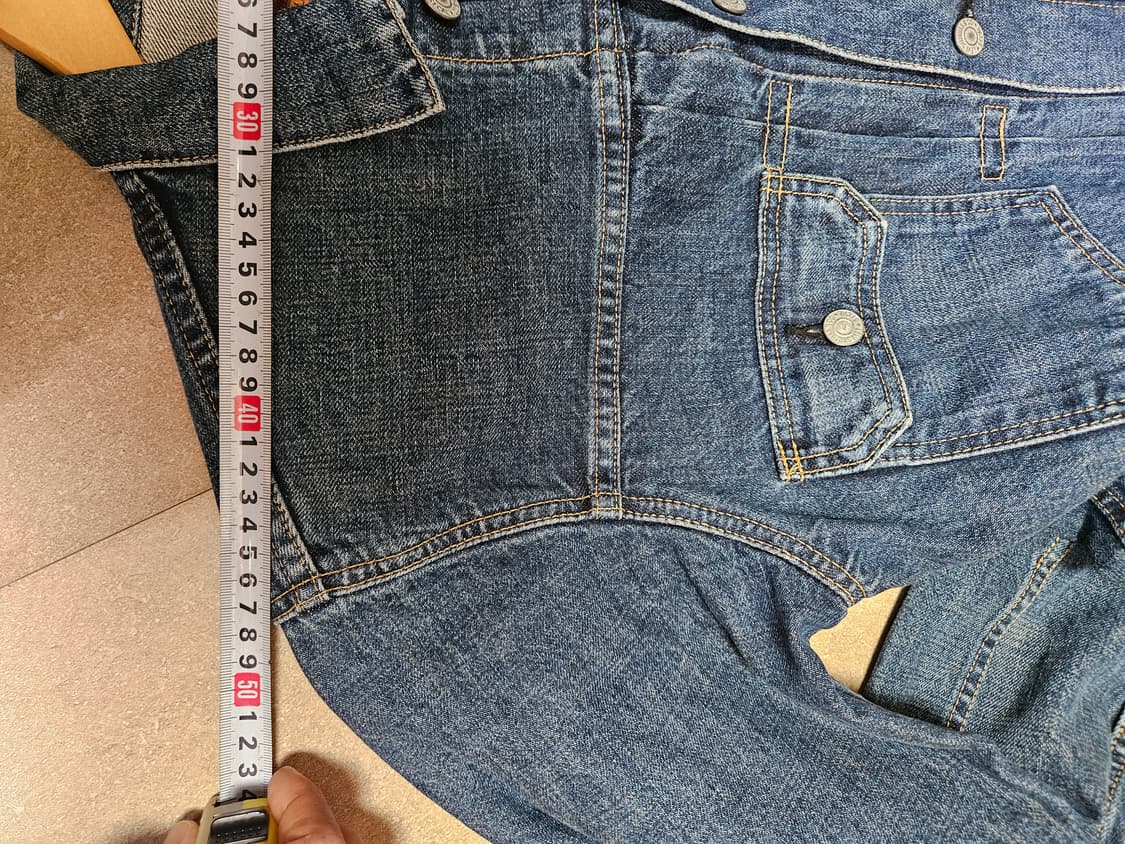 Jp lvc 2세대 빅 E 리바이스 데님 트러커 청자켓 71507 상품이미지7