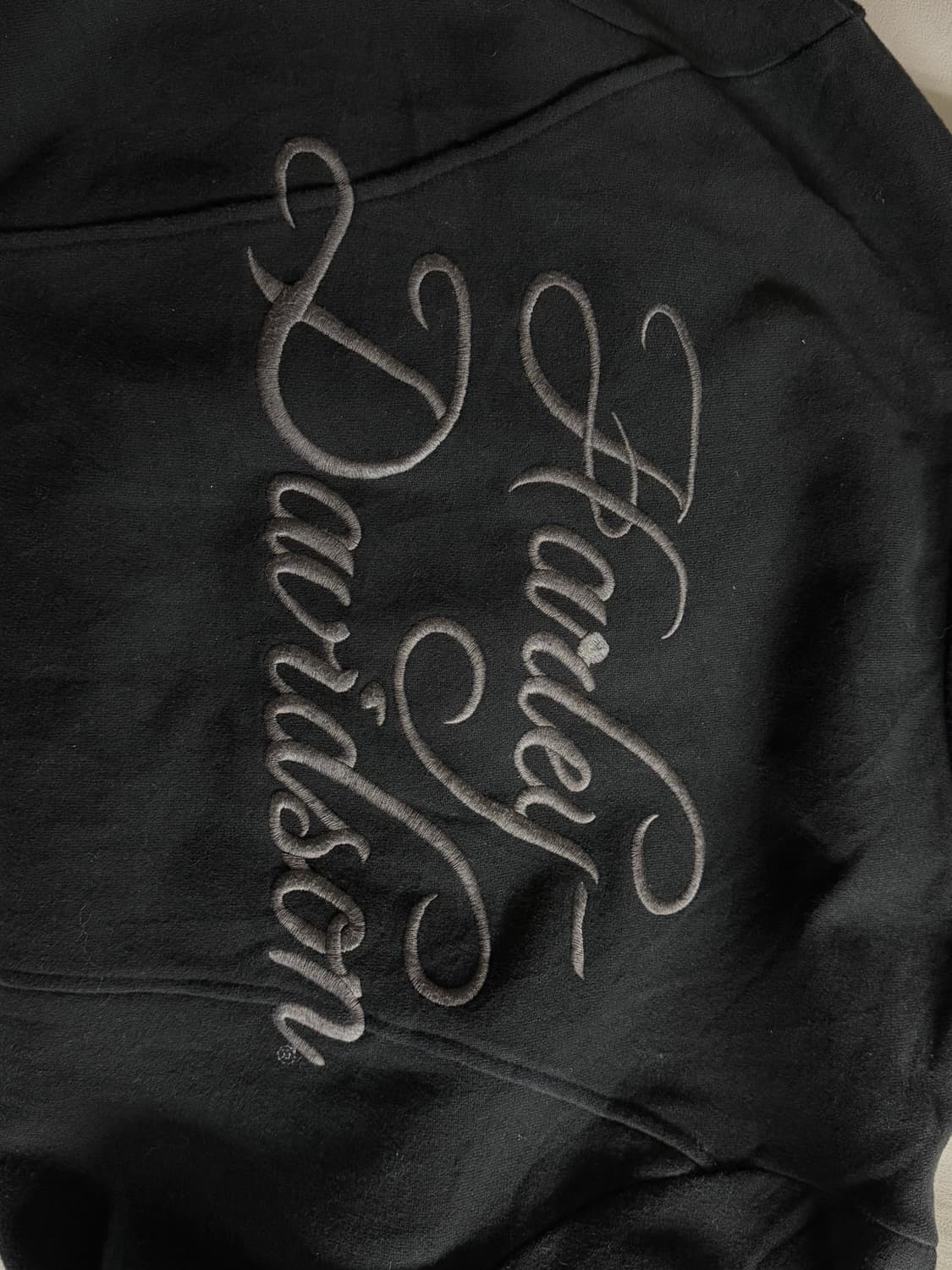 할리데이비슨 투버튼 하이넥 코트 상품이미지3