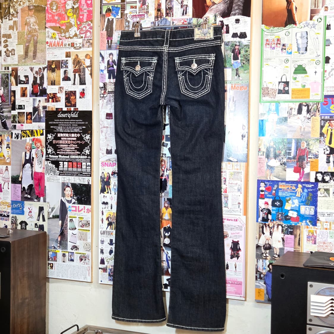 트루릴리전 USA 진청 부츠컷 데님팬츠 상품이미지1