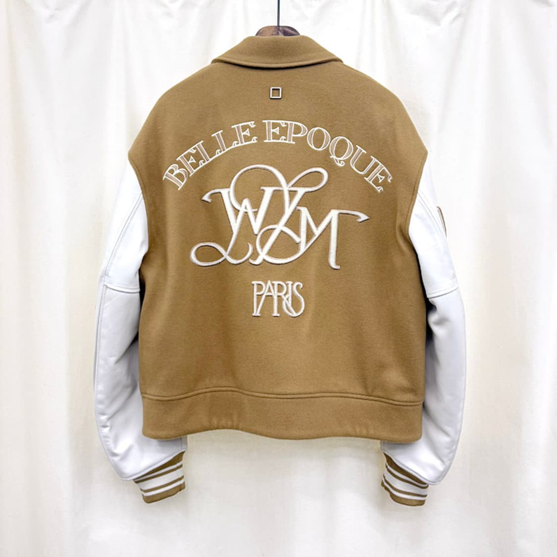 우영미 22FW 바시티 자켓 베이지 상품이미지4